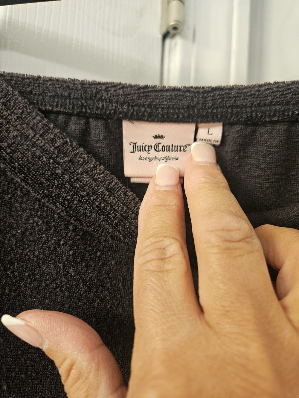 Juicy Couture Black terry cloth short/tube top romper - Picture 4 of 4